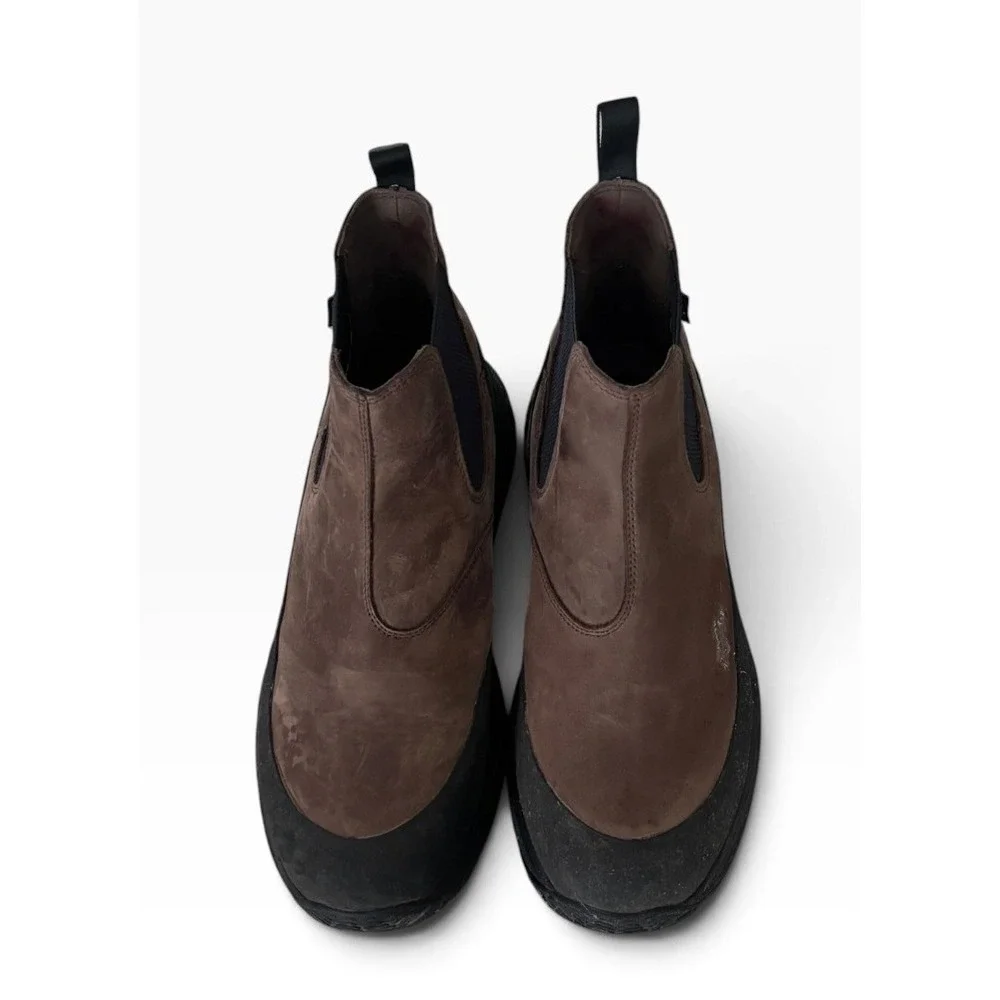LL Bean Next Venture Chelsea Boots Mens 11.5 Brown Waterproof Vibram 525792